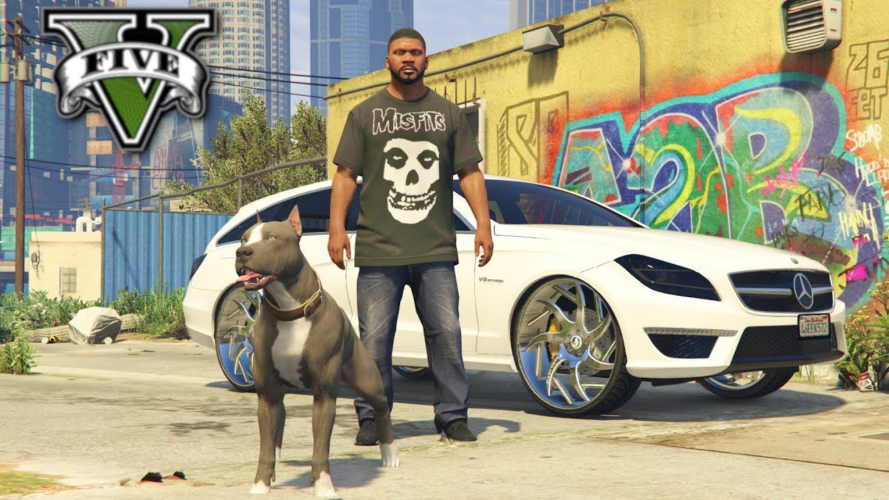 A Day With My Pitbull Ace! GTA 5 Real Street Life Day 62