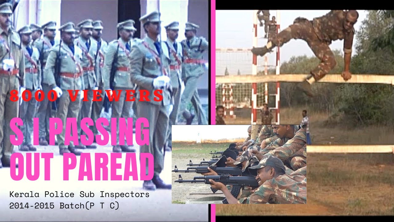 KERALA POLICE #SubInspector 2014 2015 Passing out Parade