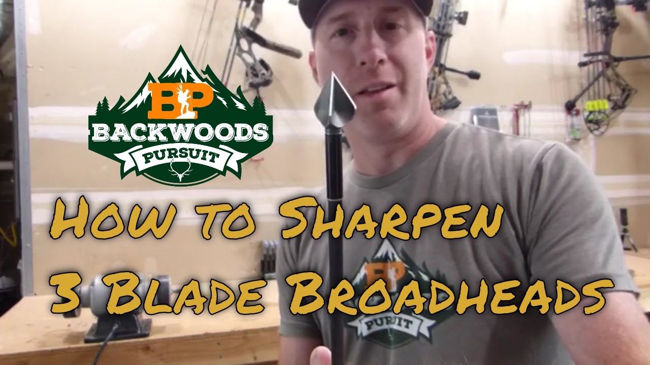 How to Sharpen 3 Blade Broadheads - Sharpening Annihilator Broadheads