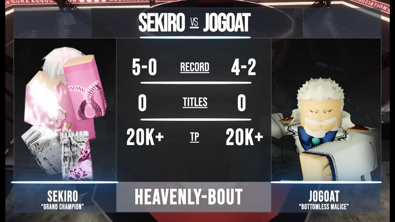 AFC 24:  Main Card | Jogoat vs Sekiro | Roblox Asura