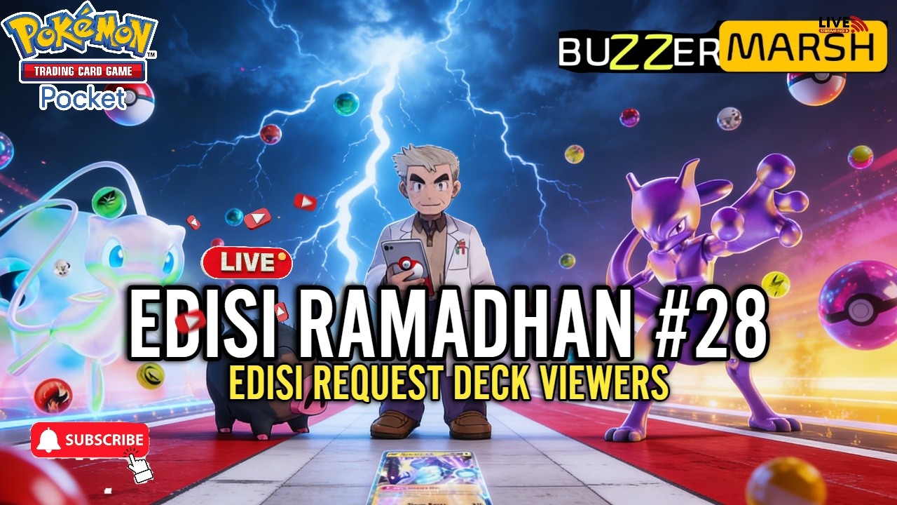 LIVE 🔴 DAY28 RAMADHAN EDISI REQUESTAN VIEWERS - POKEMON TCG POCKET