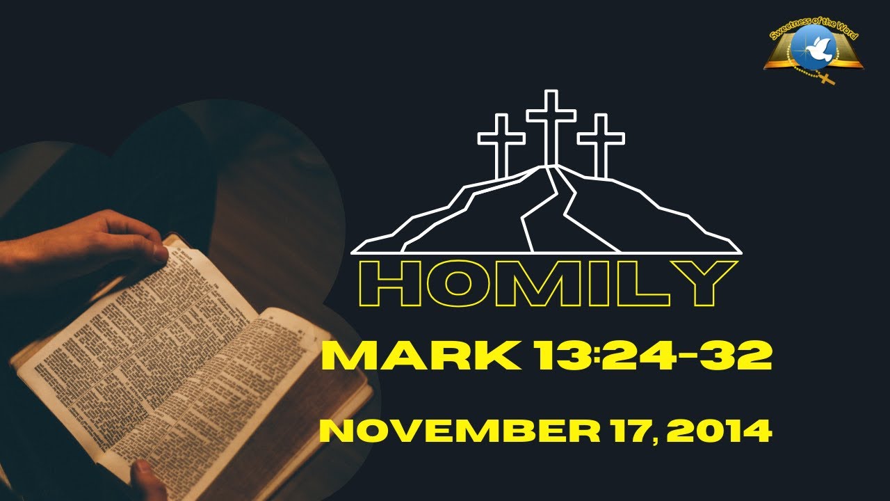 Mark 13:24-32 - Homily Fr. Sajan