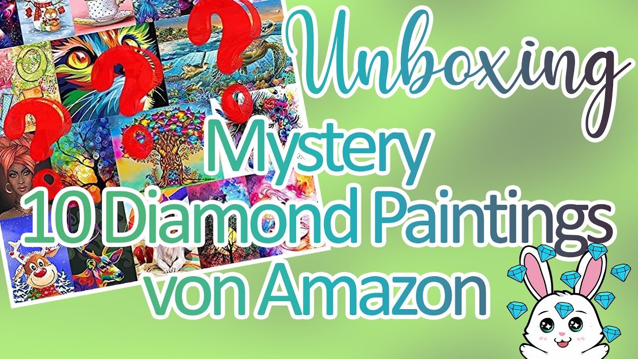 MEGA Unboxing von Amazon ~ 10 Mystery Diamond Paintings! #ymela #werbung #dpc
