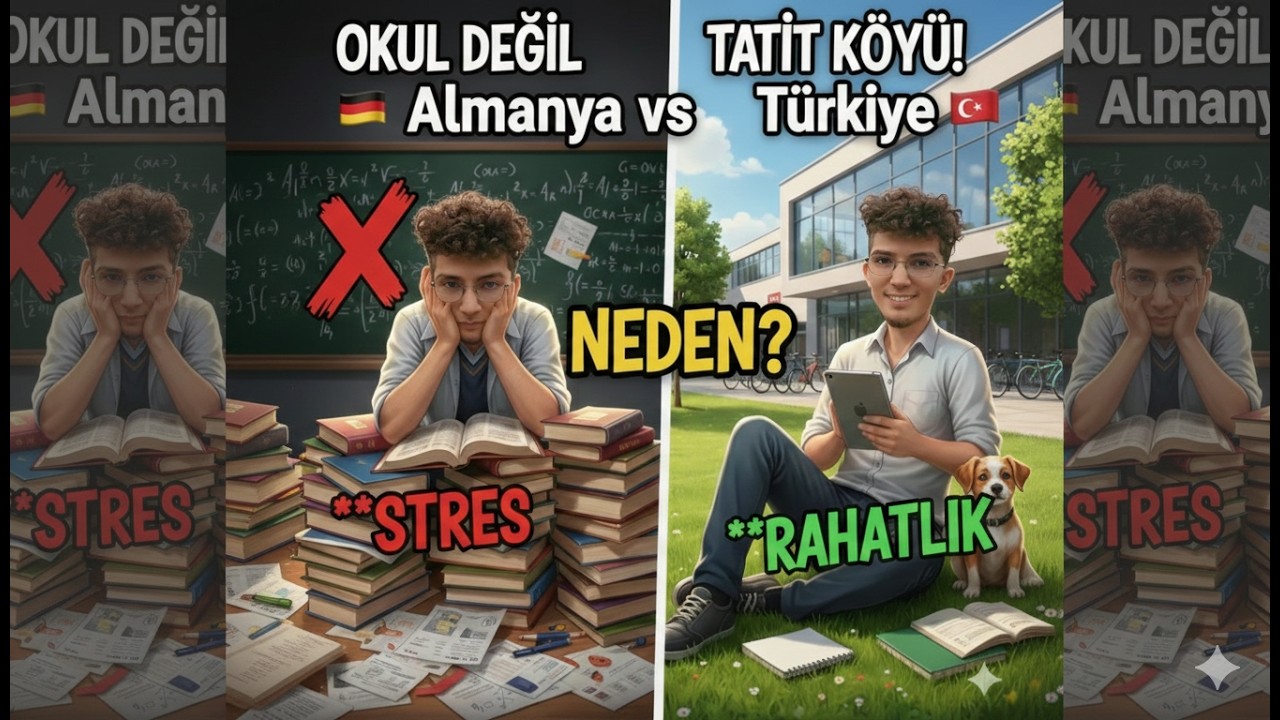 Türkiye’de Boşuna mı Yoruluyoruz? | Almanya Eğitim Sistemi