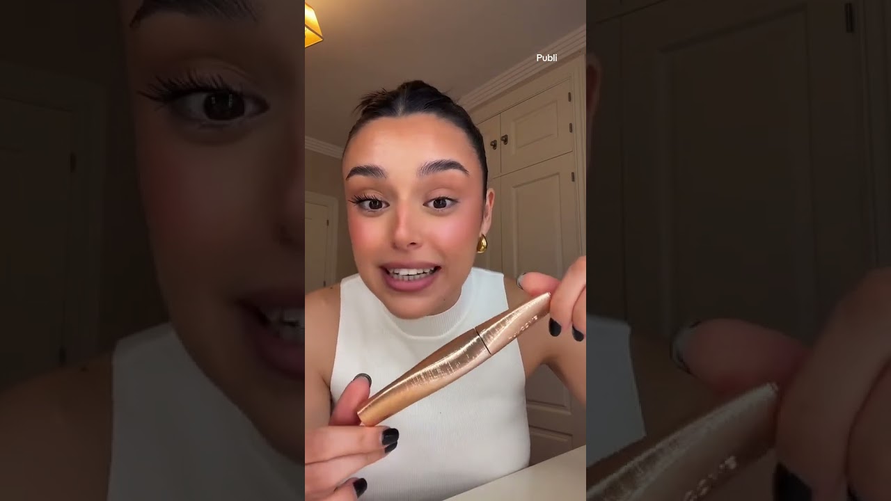 Publicidad. Estoy obsesionada con la nueva Lash Idôle Curl Goddess de @Lancôme 😭💗De verdad, aport