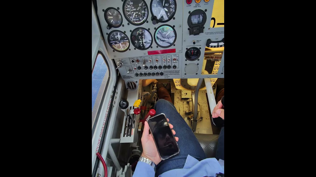Decolagem Ipanema 203 - Visão do Piloto