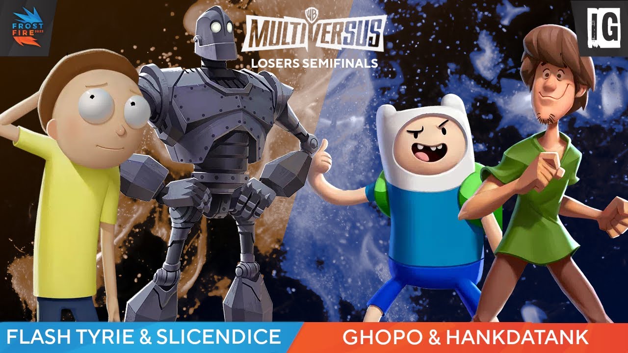 Frostfire 2022 - MultiVersus - Losers Semis - FlashTyrie & SliceNDice vs Ghopo & HankDaTank