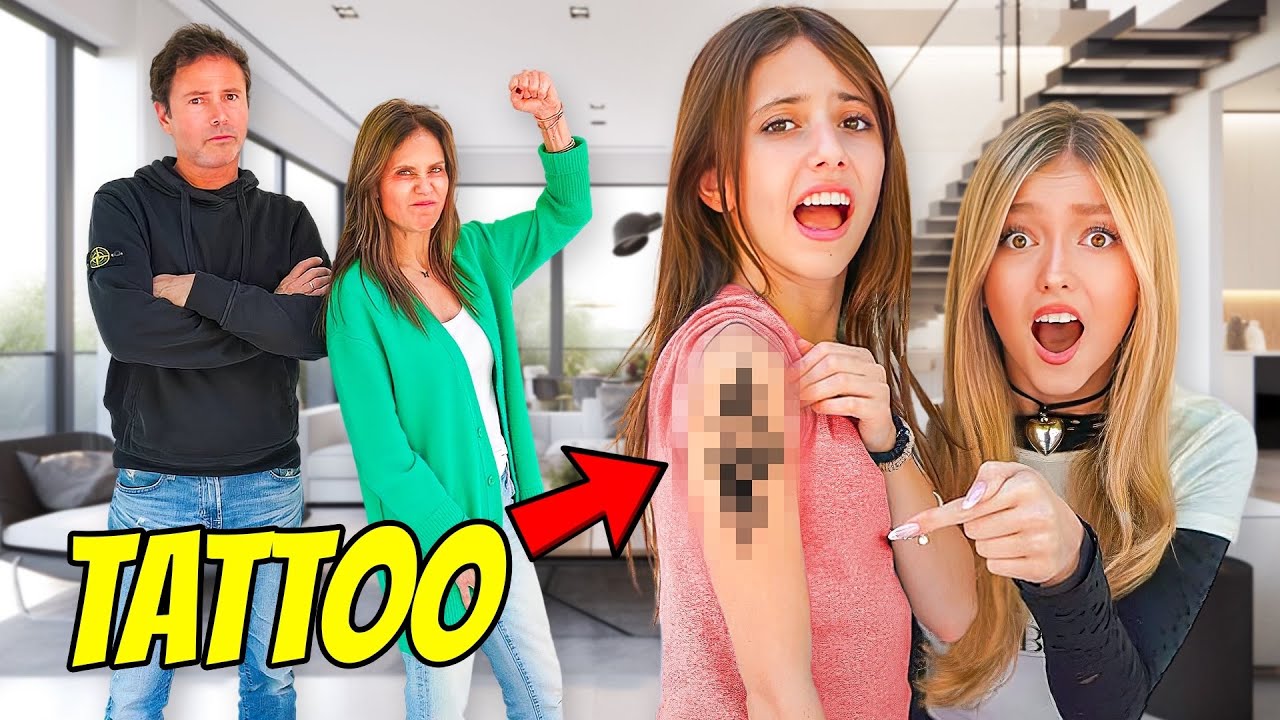 I GOT A TATTOO PRANK on Mom *i got grounded*
