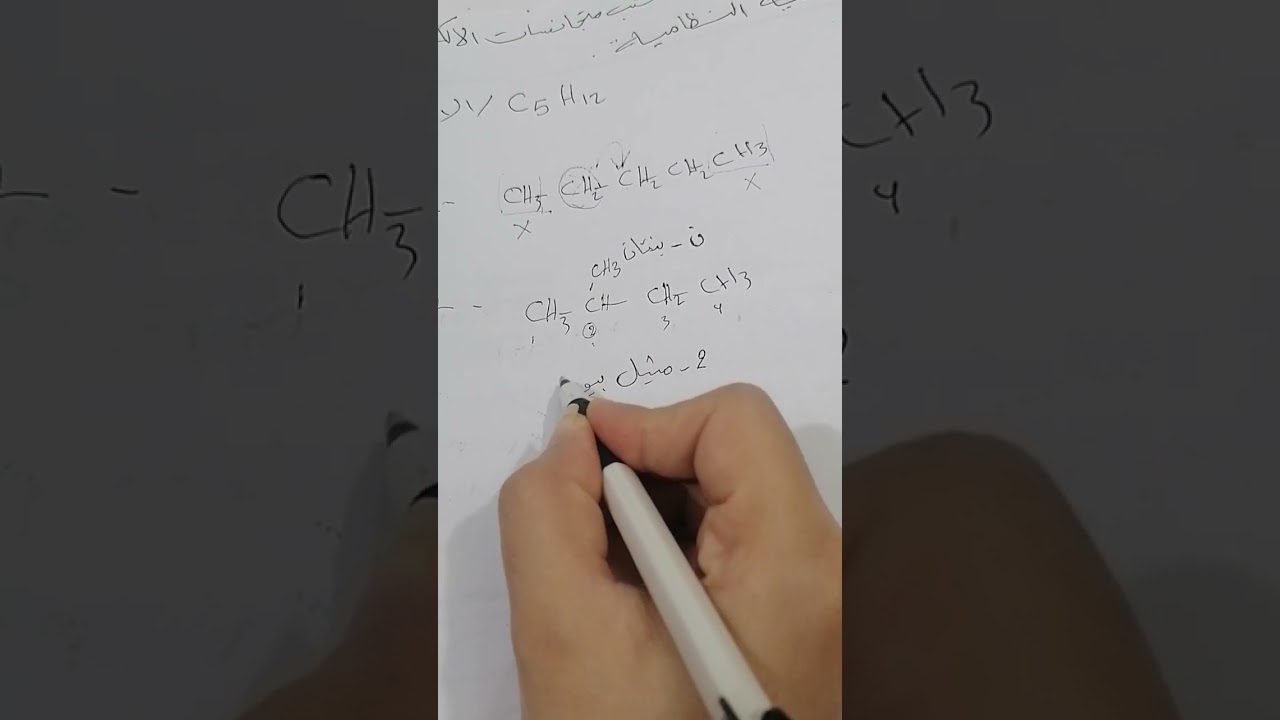 الصف الرابع العلمي الفصل الرابع (المركبات العضويه) الجناس