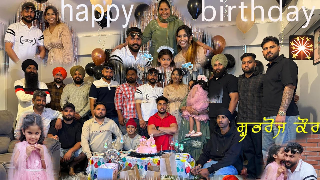 Happy birthday party 🎂 subhroj kaur newzealand 🇳🇿 