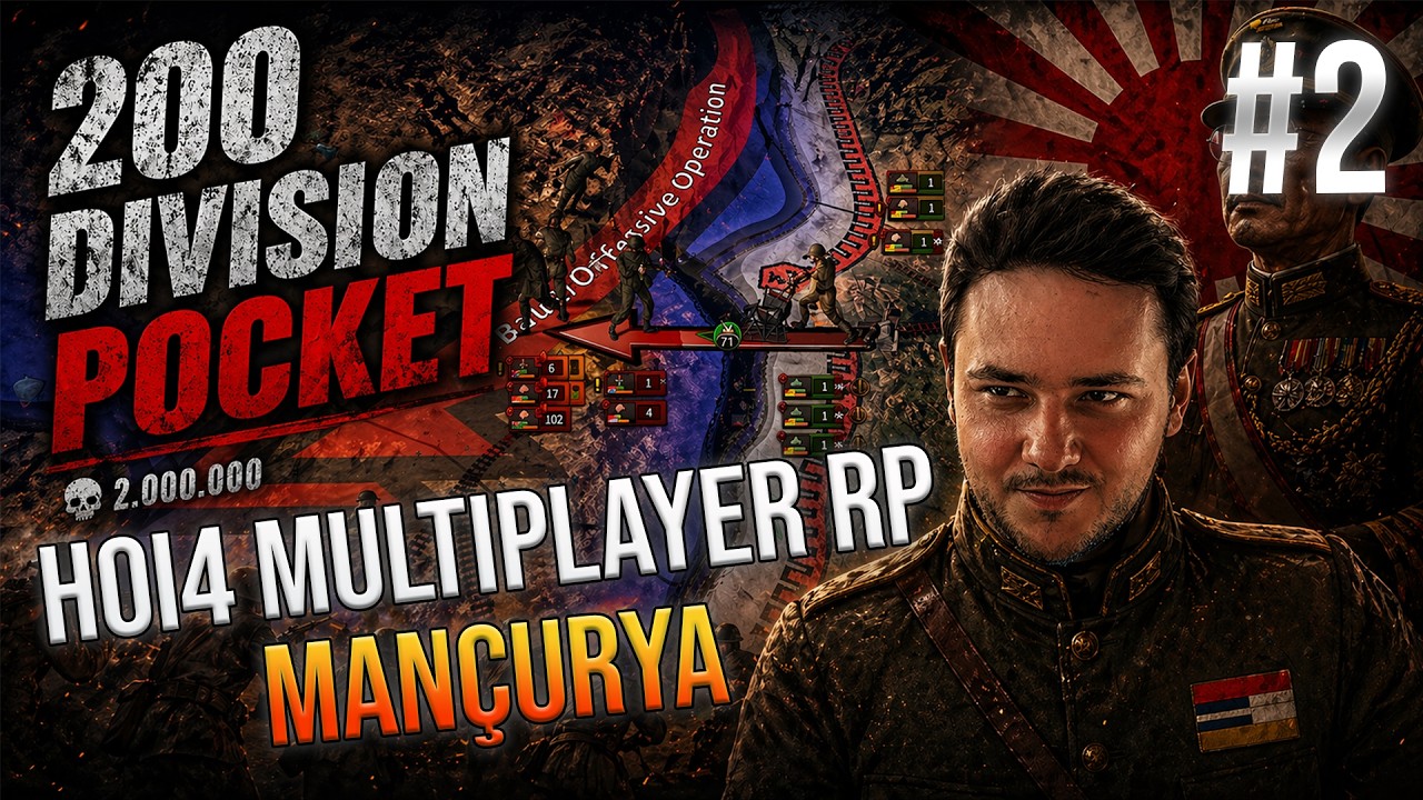 TEK SALDIRIDA 2 MİLYON İNSAN KAYBETMEK | Hearts of Iron 4 - MULTIPLAYER RP | MAN&Ccedil;URYA #2