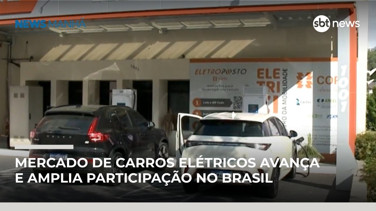 Mercado de carros elétricos avança e amplia participação no Brasil | #NewsManhã