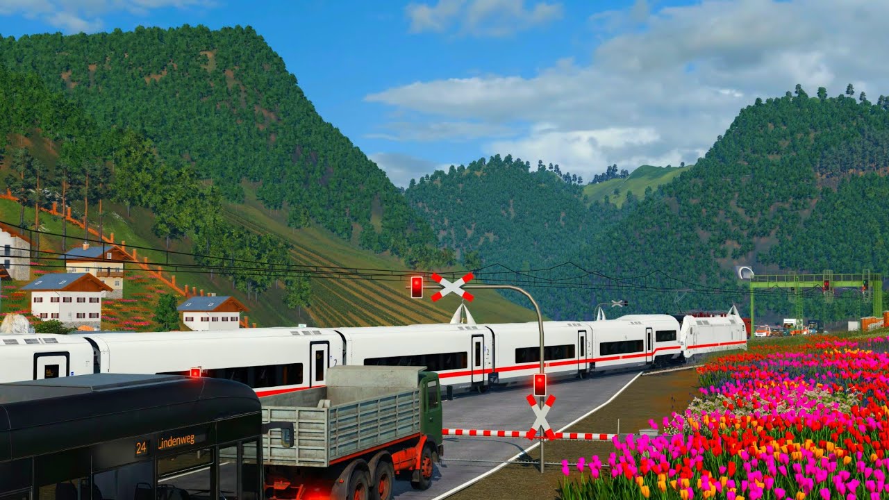 Transport Fever 2: Der Bahnübergang Teil 1191