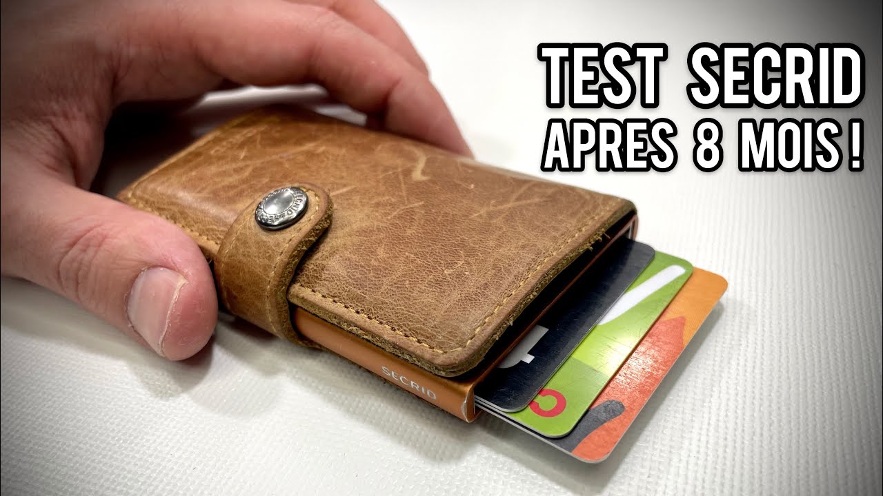 TEST du porte-cartes SECRID après 8 mois d’utilisation !