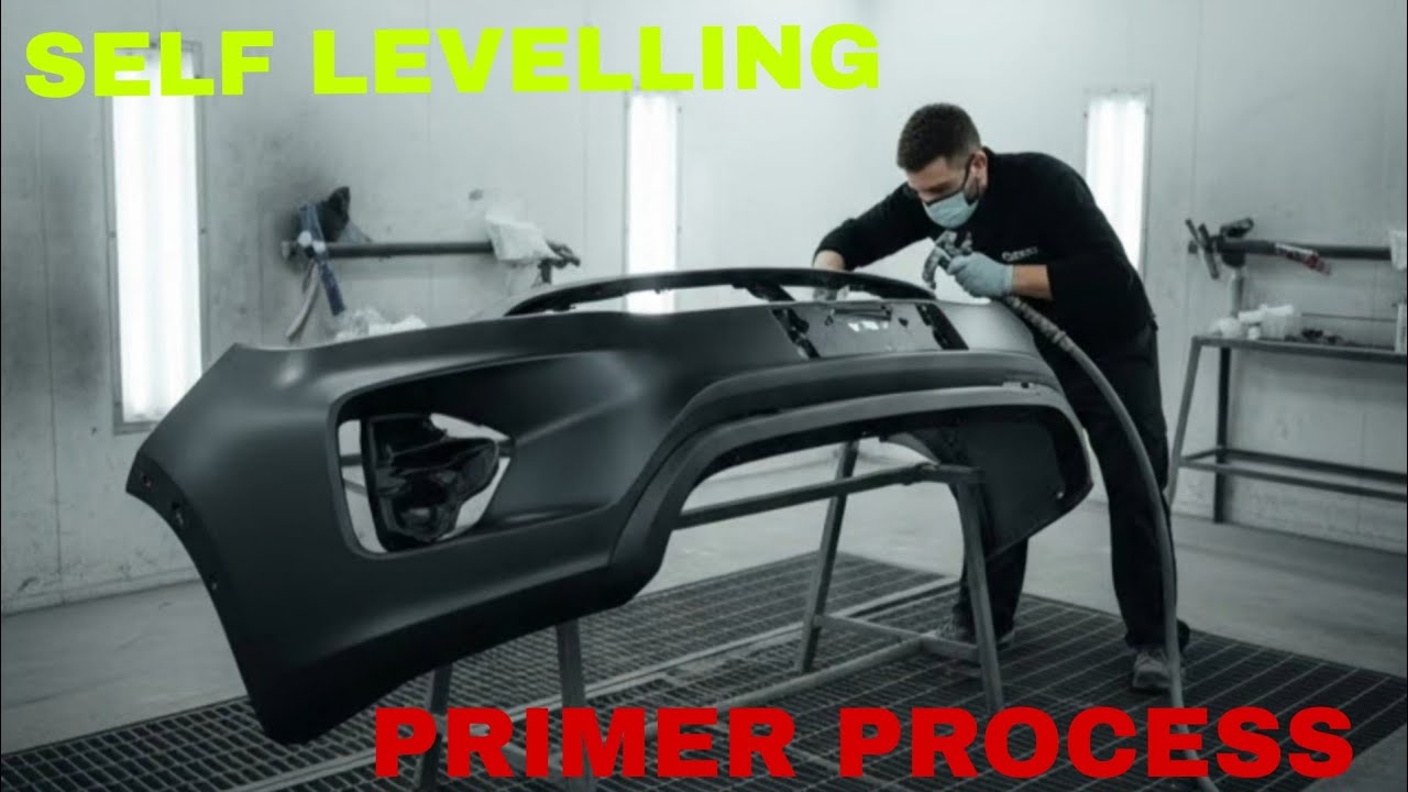 BUMPER PE SELF LEVELLING PRIMER KASE USZ KORNA HIE O PROCESS BATAINGE #YOUTUBE CAR PAINTING PROCESS 