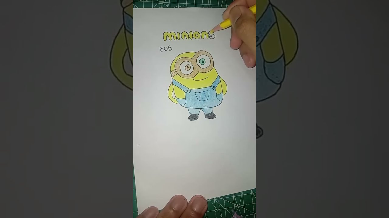Drawing Minion  Kevin, Bob,Stuart