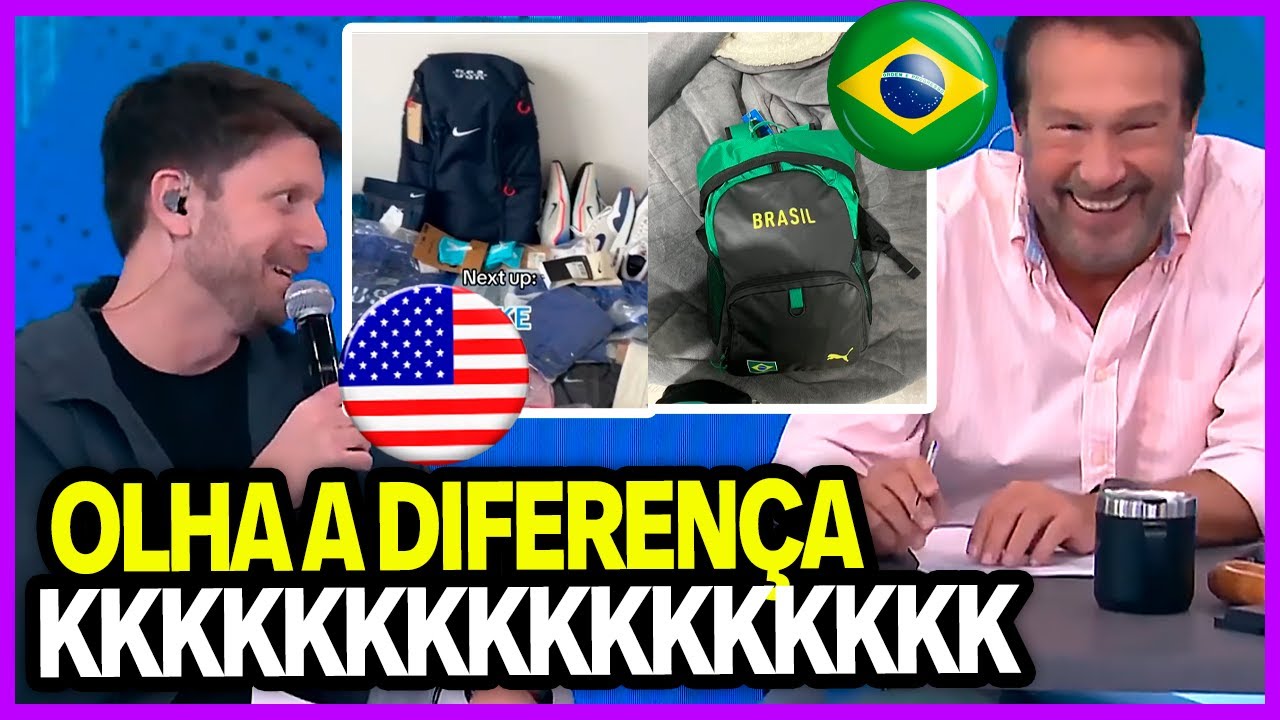 PÂNICO COMPARA OS UNIFORMES DO BRASIL X EUA NAS OLIMPÍADAS | 2024