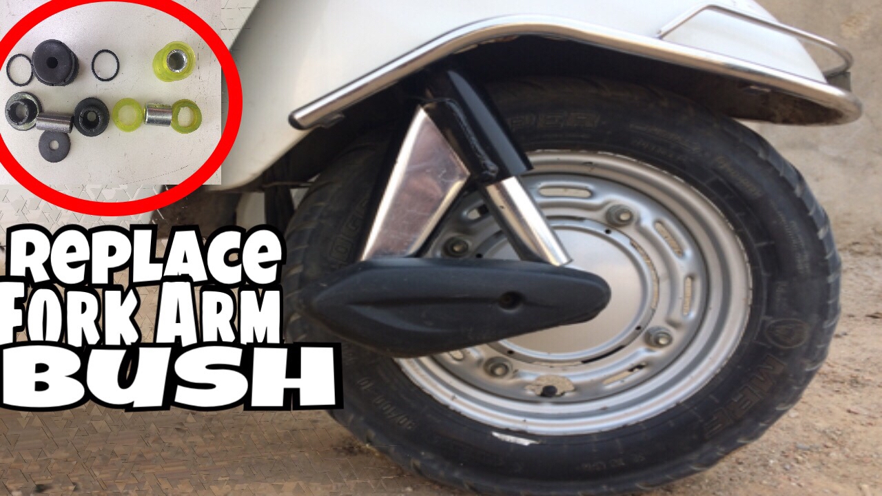 Replace Fork Arm Bush || Honda Activa || Must Watch