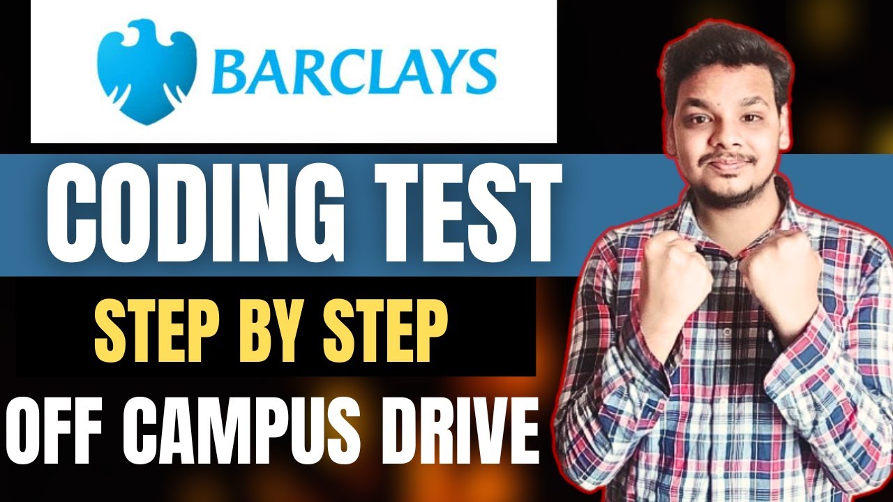 Barclays Direct Coding Test | Barclays Hiring Process | Coding Questions | OFF Campus Drive