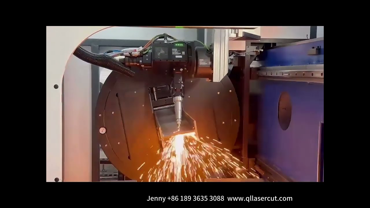 Tube Laser Cutting Machine Cutting H Beam