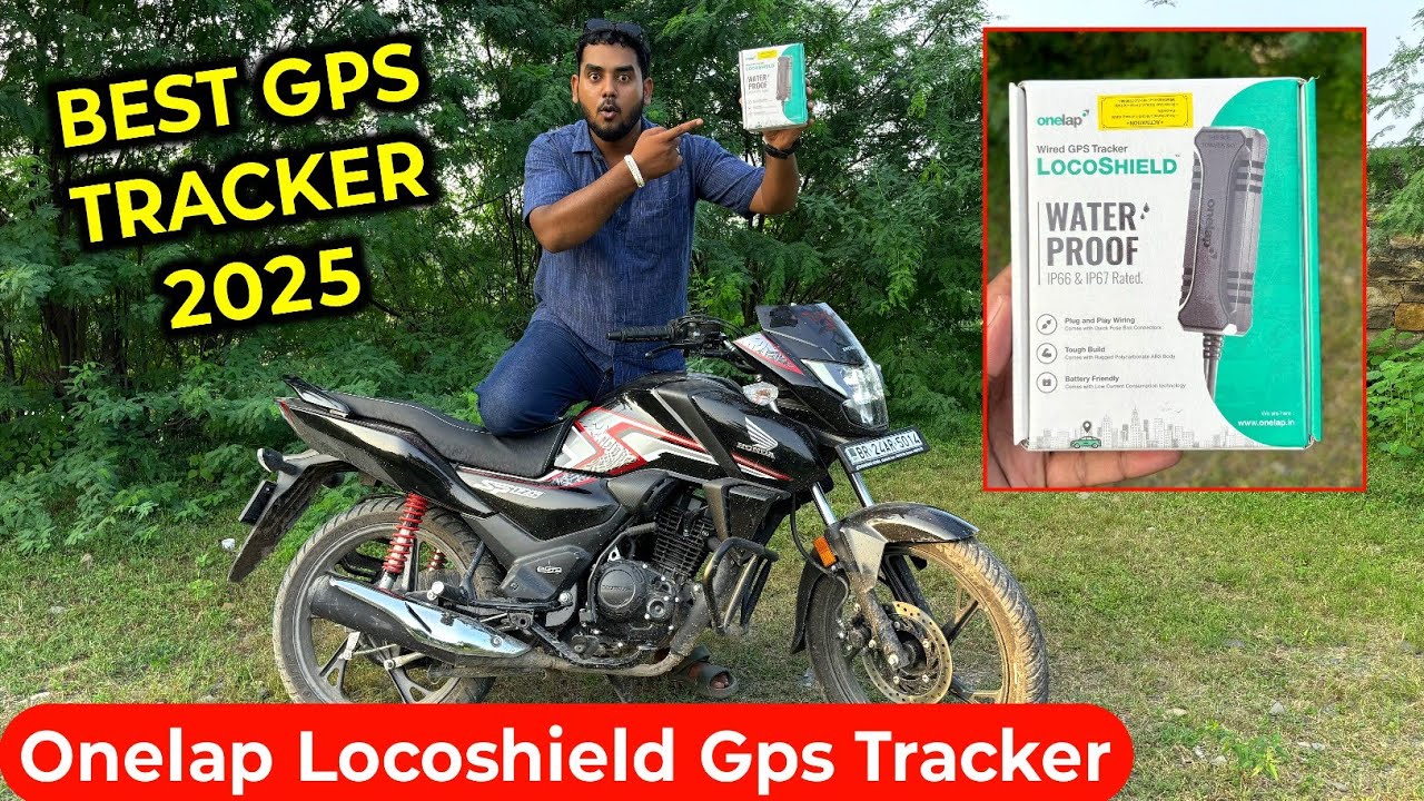 Best GPS Tracker for bike 2025🔥 Waterproof GPS Tracker 🔥 Onelap Locoshield