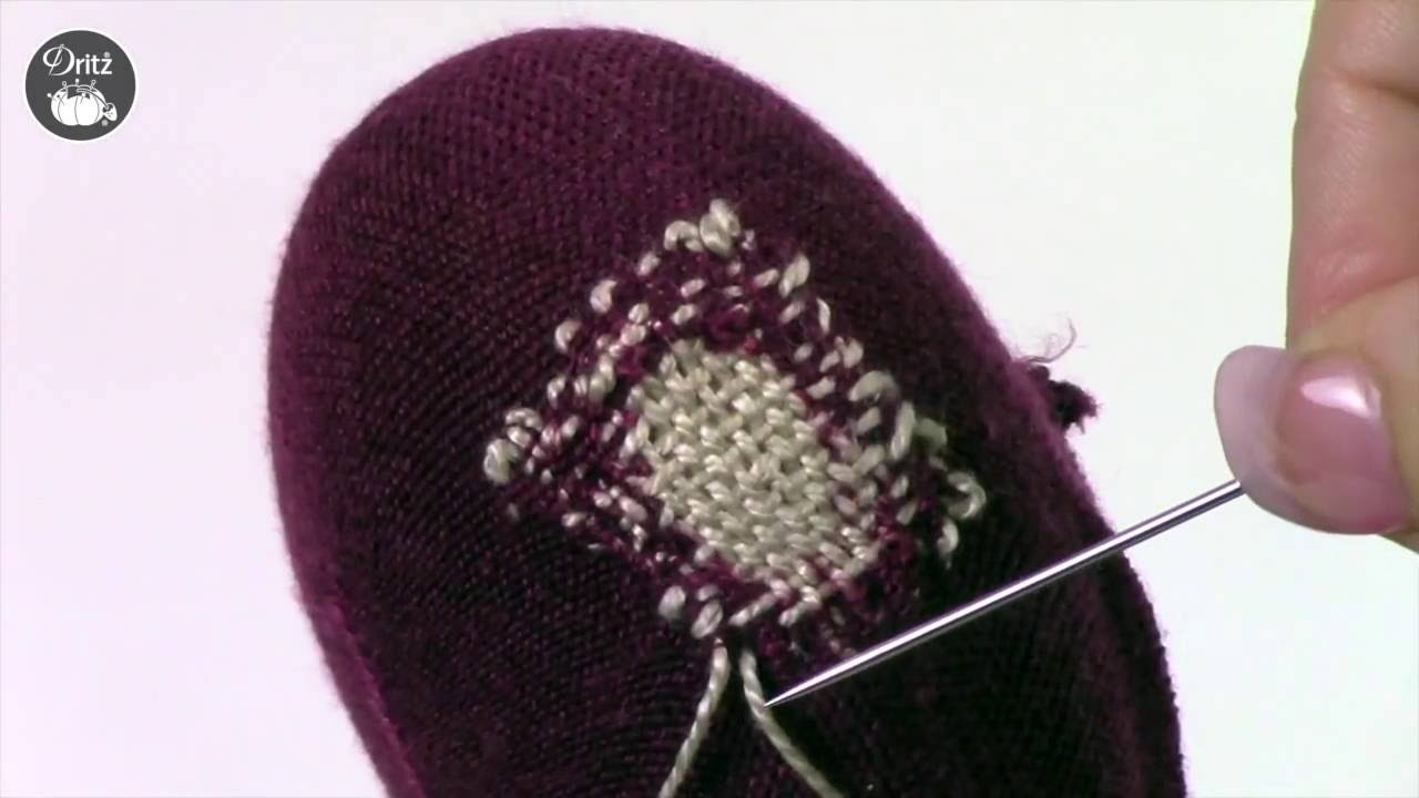 How to use a Dritz Darning Egg