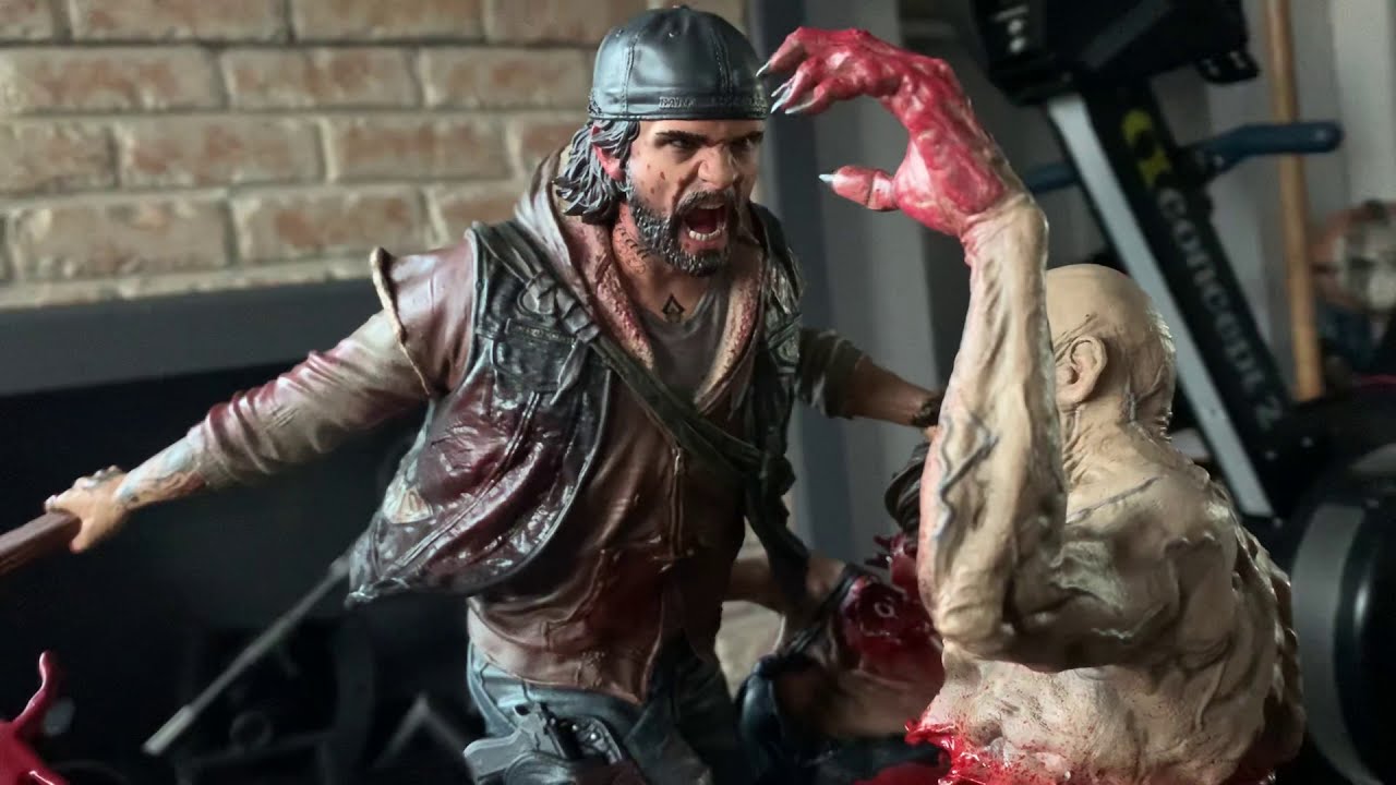Days Gone Deacon VS Freakers Statue from Level 52 Studios