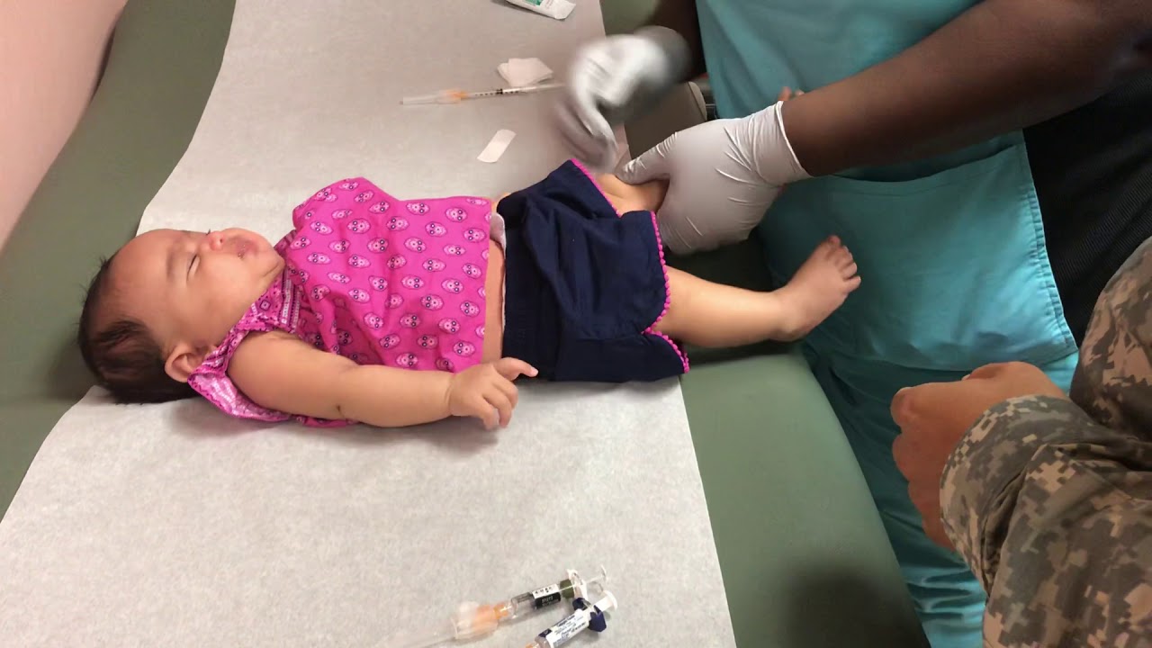 Baby first time getting vaccinated( 2 months old)