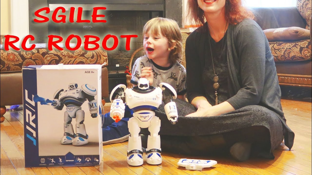 🤖SGILE RC ACTION ROBOT 👀REMOTE CONTROL DEFENDER INTERACTIVE TOY ROBOT REVIEW 👈