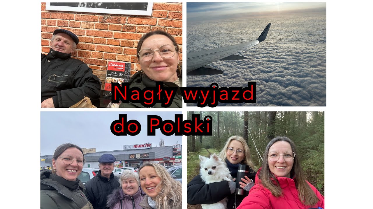 Nagły wyjazd do Polski ✈️🚆 | Rodzinne chwile po trudnej stracie | Vlog
