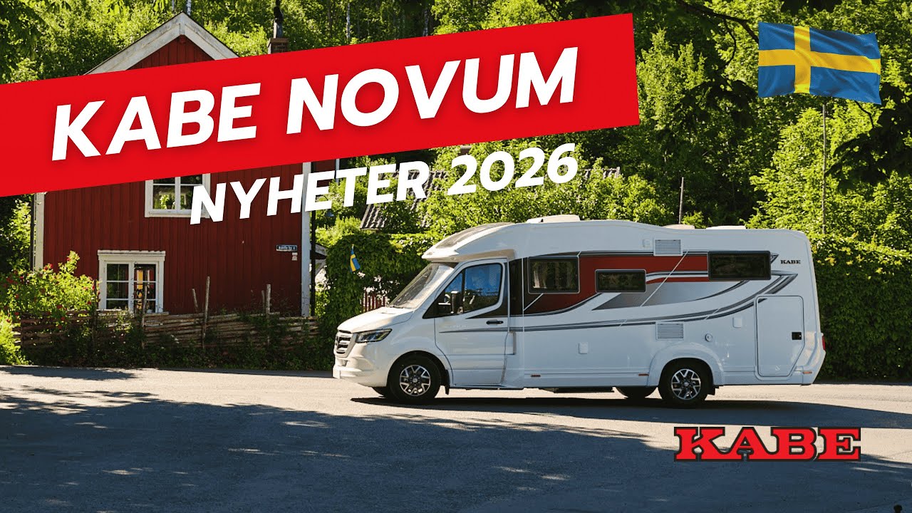 KABE Novum 720 LGB 2026: Kompakt Husbil med stora möjligheter och fullmatad med komfort