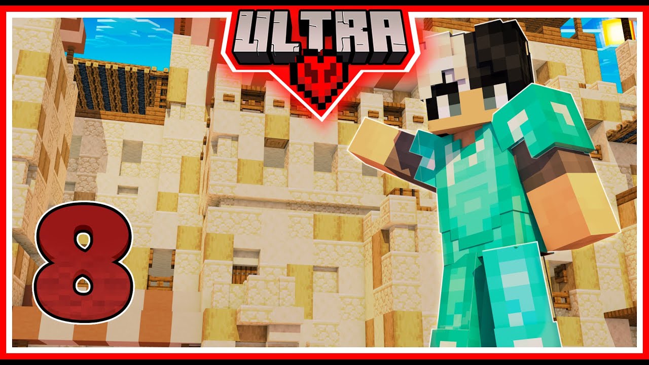CONSTRUINDO UMA MEGA CASA!!! ULTRA HARDCORE EP: 8