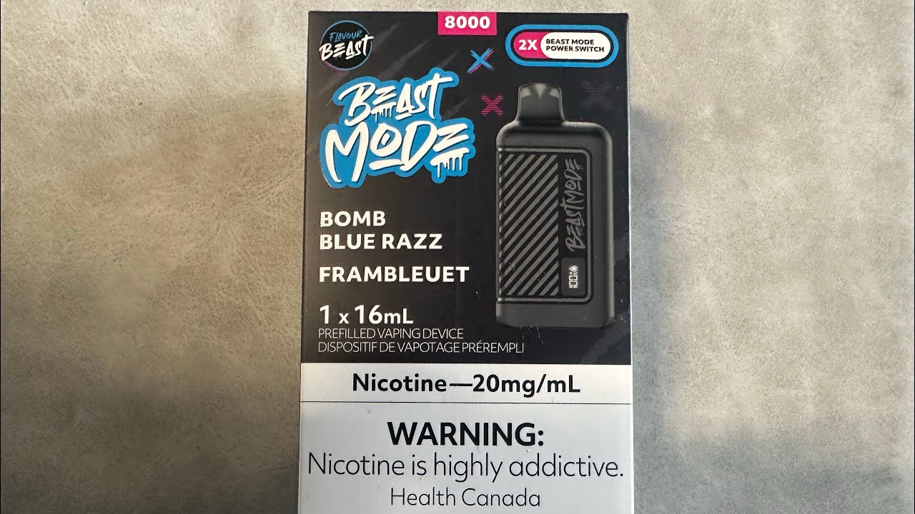 Flavour beast beast mode (8000 puffs) unboxing + review