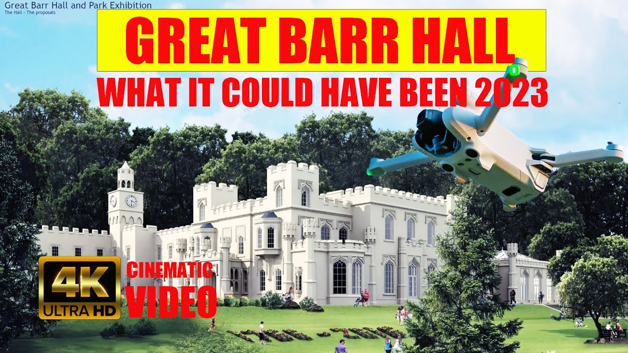 Great Barr Hall by DJI Mini 3 Pro with an appearance of a UFO? 2023