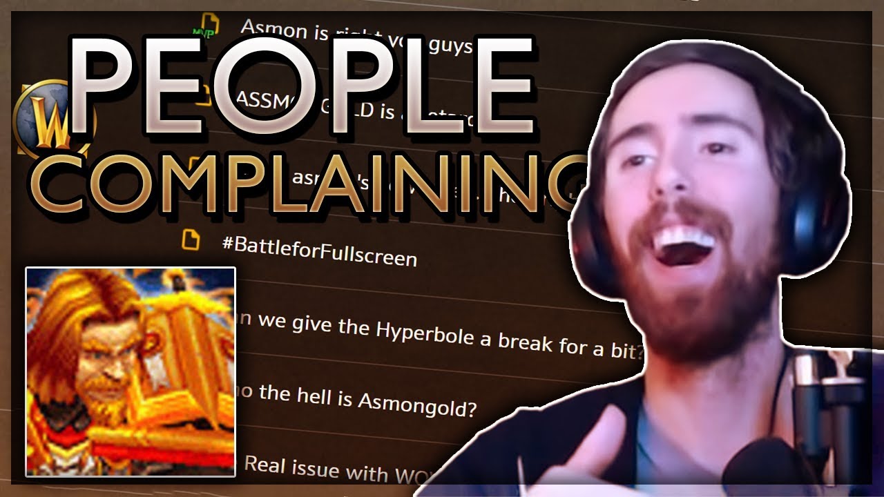 Asmongold Reacts to People Complaining About His New Video on the General Forums With Mcconnell