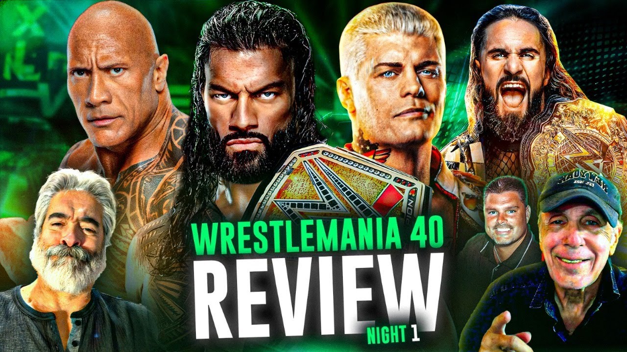 WrestleMania 40 Night 1 Review and results with Vince Russo and Bill Apter