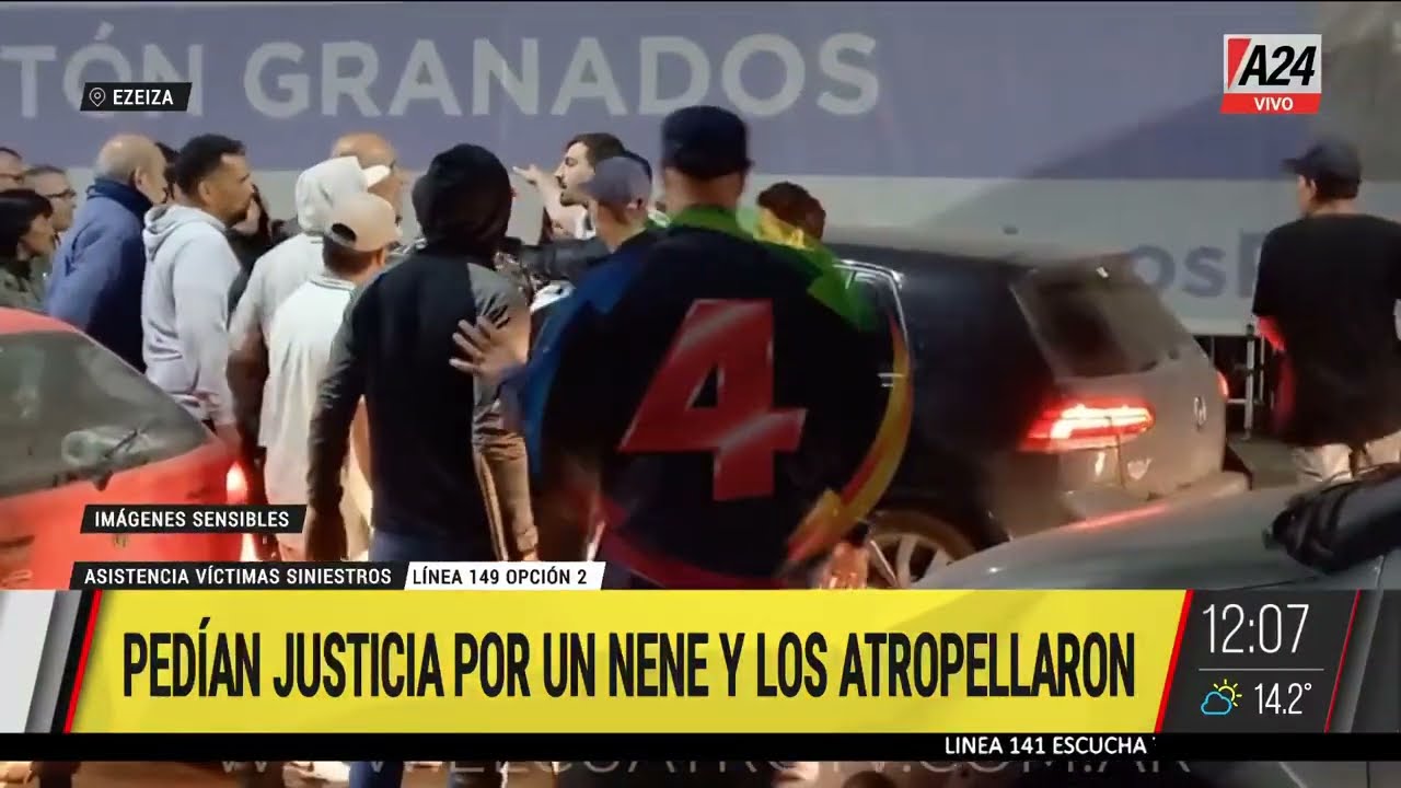🚨 Pedían justicia por un nene y los atropellaron