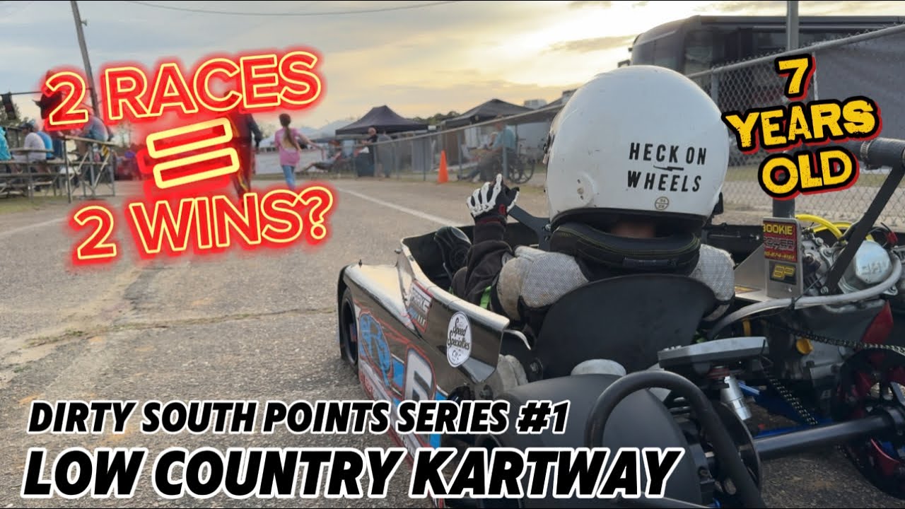 New Track and Reaper Tires!  Silas heads to the Dirty South Points Series at Low Country Kartway!