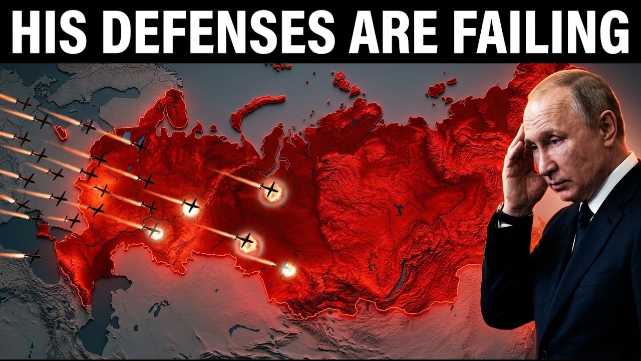 Putin Under Pressure! Russia's Air Defenses Are Failing Against Ukraine's Drone Swarms