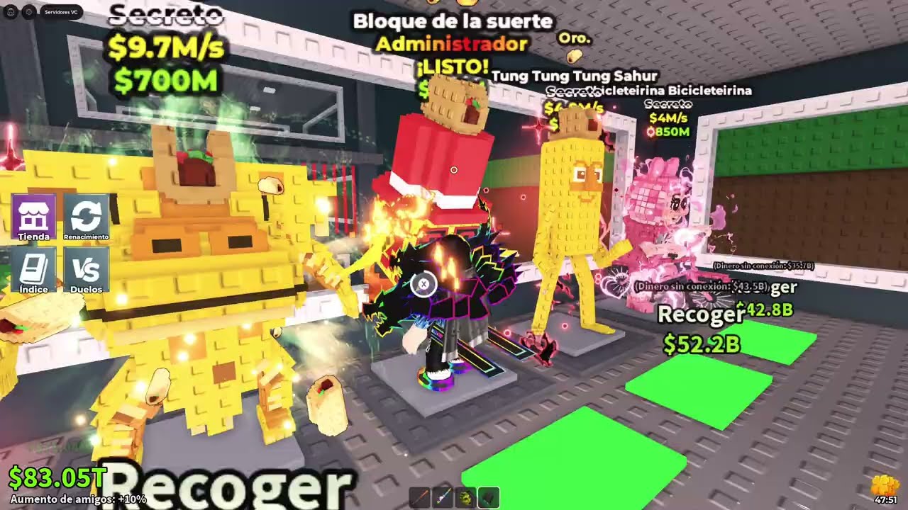 ADMIN ABUSE LOQUISIMO CON MI SUSCRIPTORA | ROBA UN BRAINROT ROBLOX