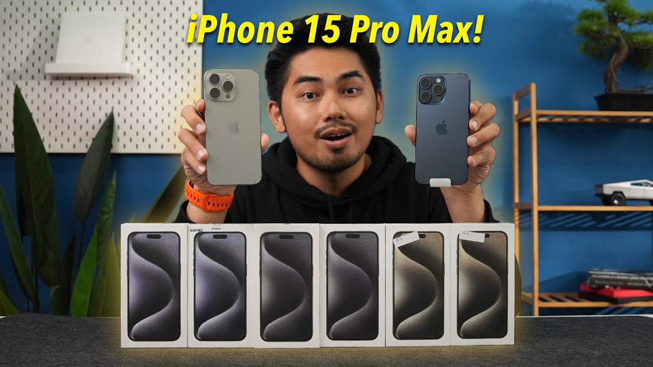Unboxing iPhone 15 Pro Max Berharga RM70,000 di Malaysia!