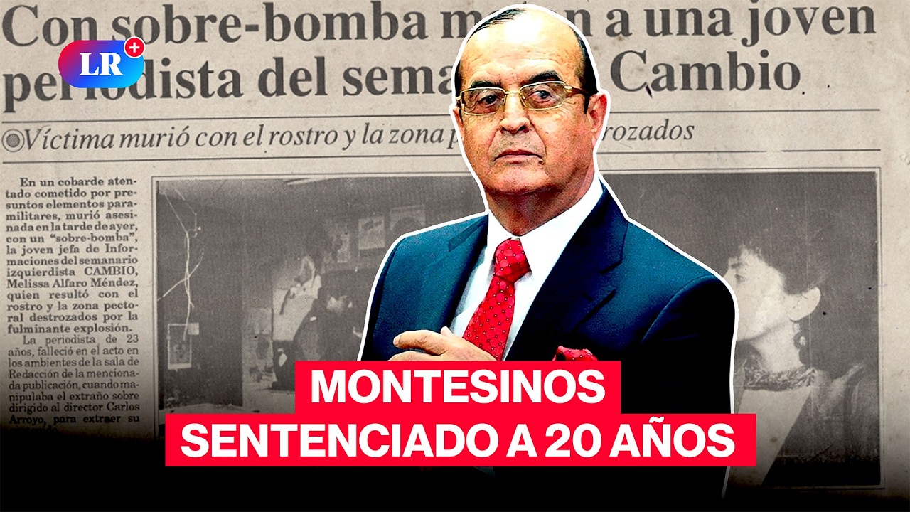 🚨 EN VIVO | VLADIMIRO MONTESINOS condenado a 20 AÑOS de PRISIÓN por caso 'SOBRES BOMBAS' #HLR