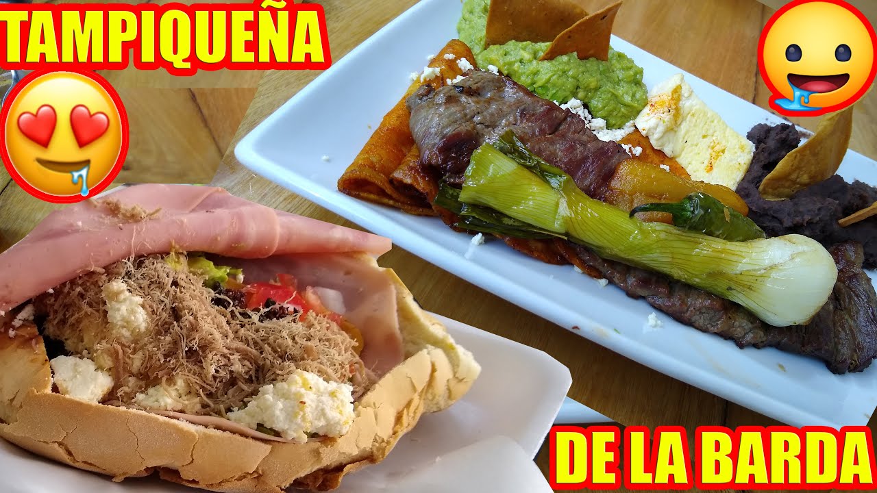 TORTA DE LA BARDA y CARNE A LA TAMPIQUEÑA - Comida típica de TAMPICO
