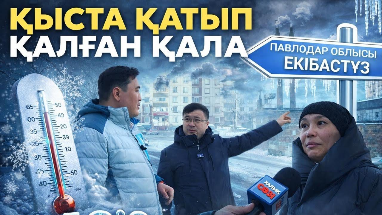 Екібастұз: тозған ТЭЦ, қатып қалған қала | Қыста жылусыз қалған қала халқы биыл қалай өмір сүруде?