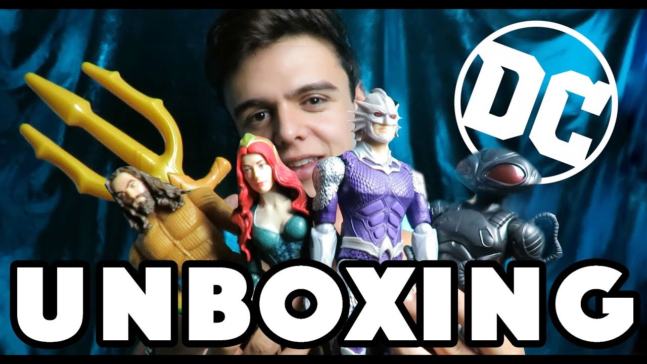 ABRIENDO TODOS LOS JUGUETES DE AQUAMAN / NAVY