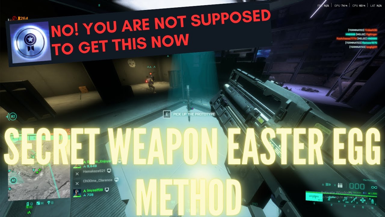 UNLOCK IT NOW! Secret Weapon Easter Egg – The Prototype | Battlefield 2042 Phantom Program