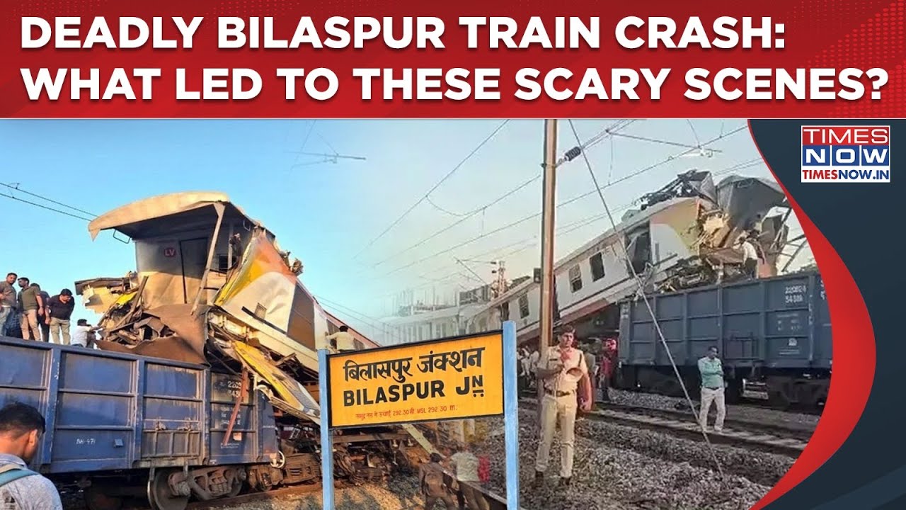 Deadly Bilaspur Train Crash: Scary Scenes| What Led To Chhattisgarh Collision? Shocking New Details