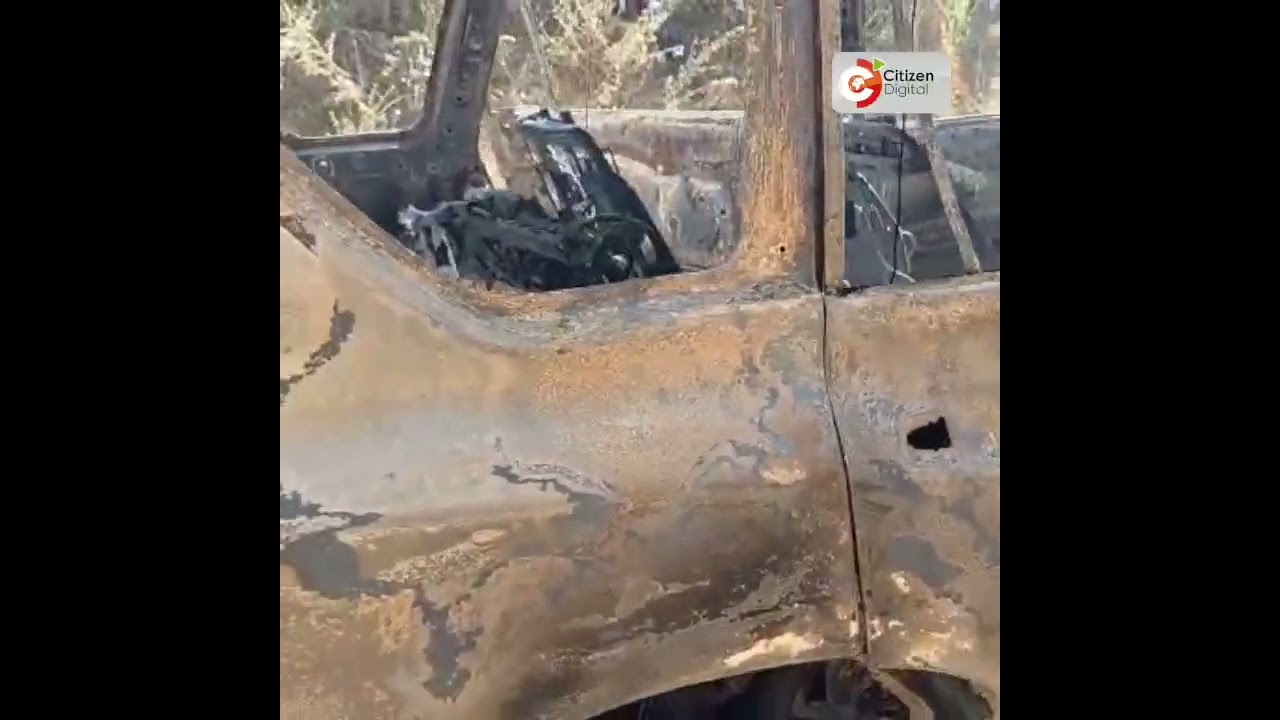 Vehicle belonging to Eugene Wamalwa burnt down by goons in Manyonje, Butali ward
