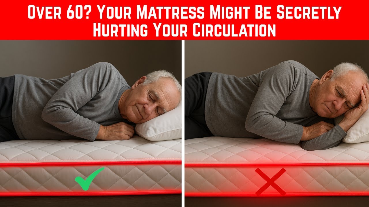 Seniors, Fix This Mattress Mistake to Improve Sleep and Circulation | Senior Health Tips |