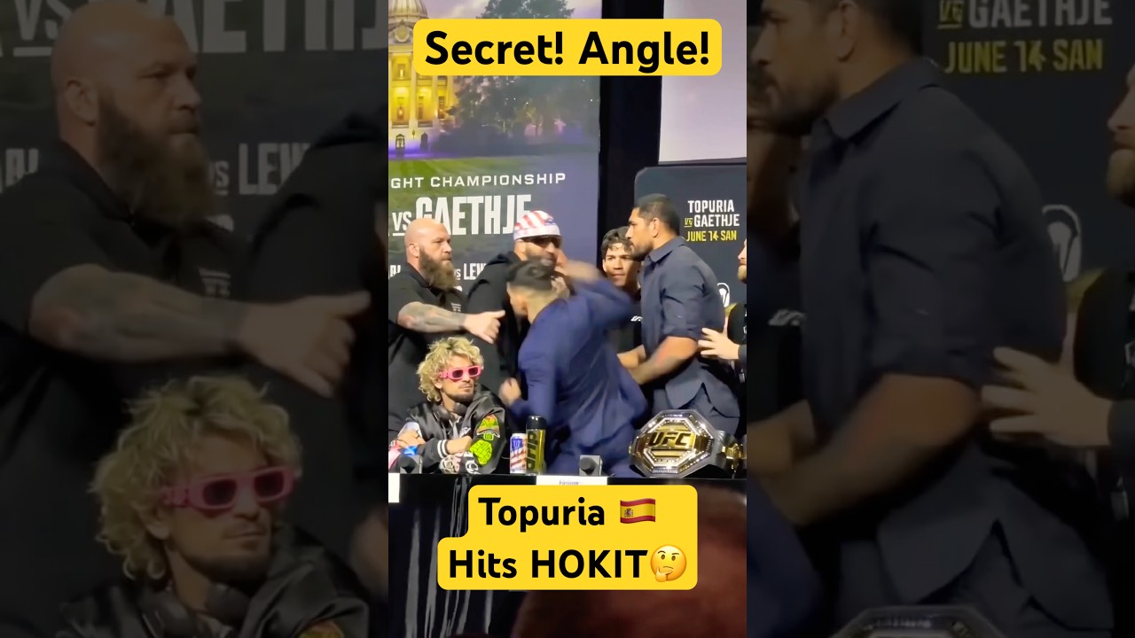 🫣 ILIA TOPURIA PUNCHES!! JOSH HOKIT OUT OF UFC PRESS CONFERENCE FOR GOING AT ALEX PEREIRA